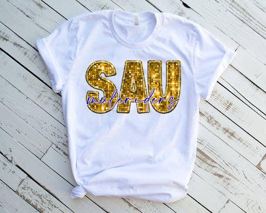 SAU Faux Sequins