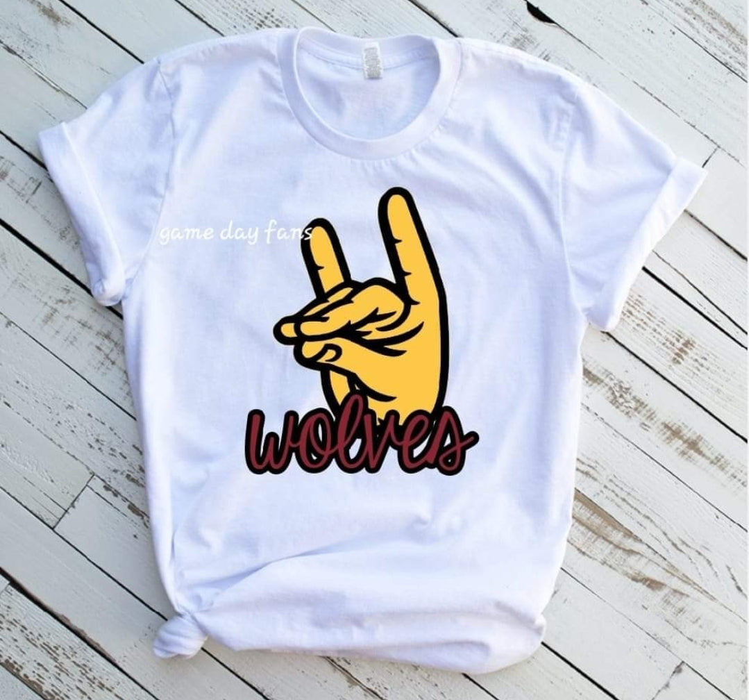 Wolves Hand- Script