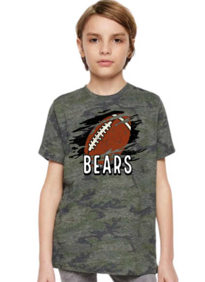 Youth- Distressed Bears Football